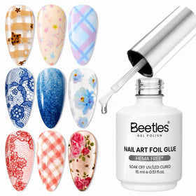beetles Nail Foil Glue 15ml bottle front view