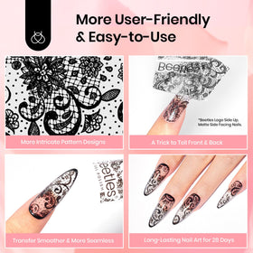 beetles Nail Foil Glue Set packaging