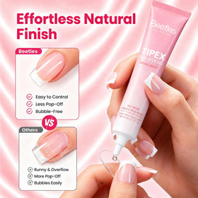 beetles Nail Glue 2Pcs demonstrating bubble reduction