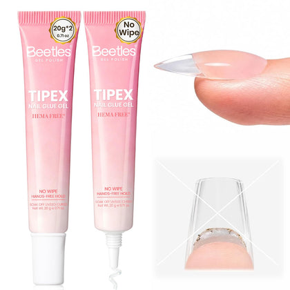 beetles Nail Glue 2Pcs front view with soft tube design