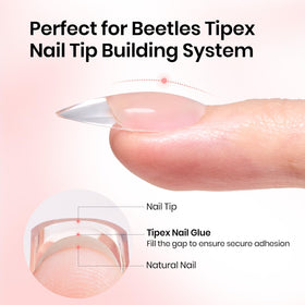 beetles Nail Glue Gel 20g back view