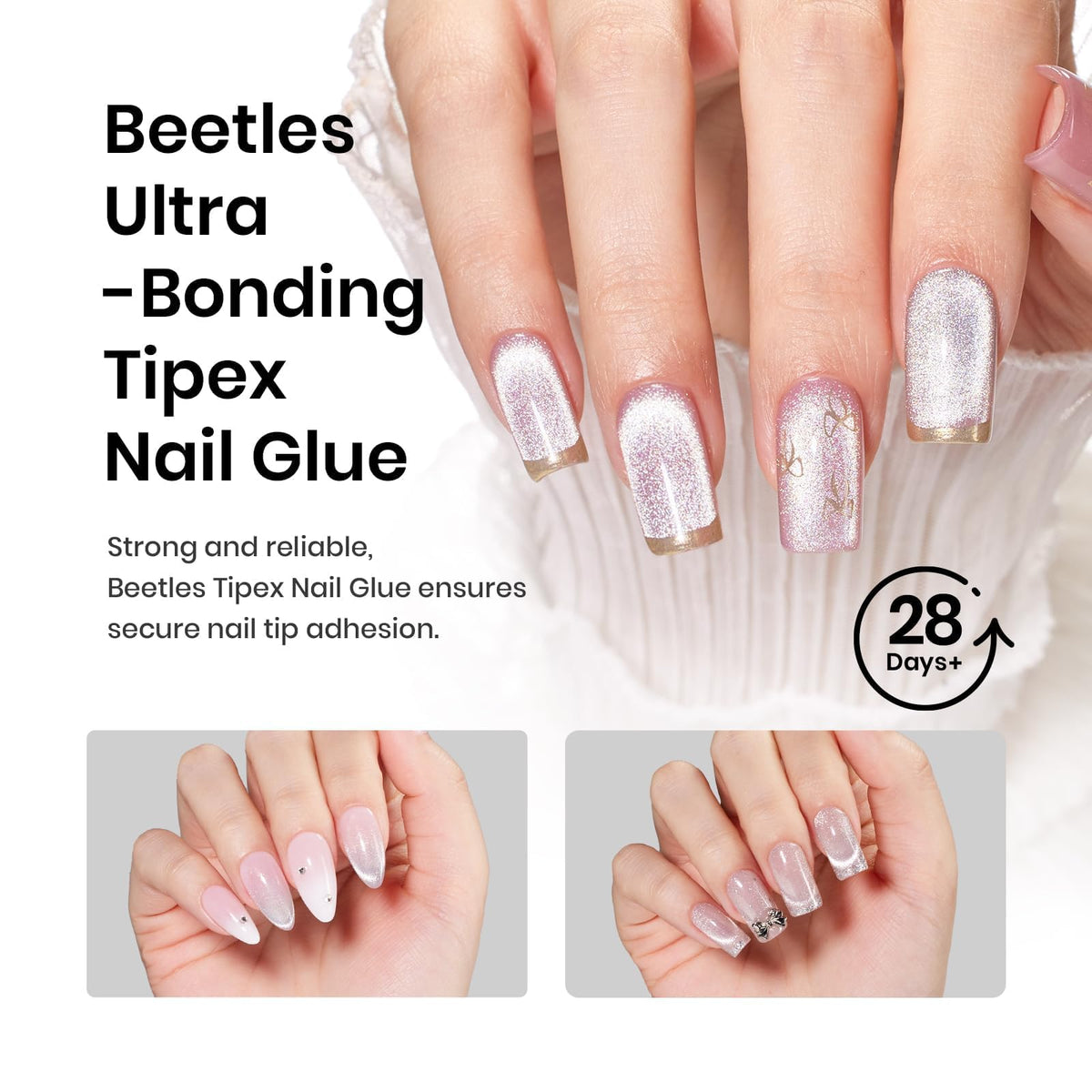 beetles Nail Glue Gel 20g side view