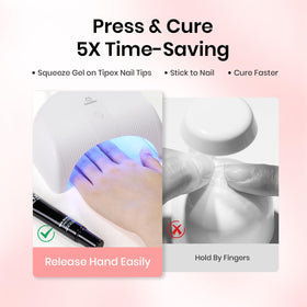 beetles Nail Glue Gel application on nails