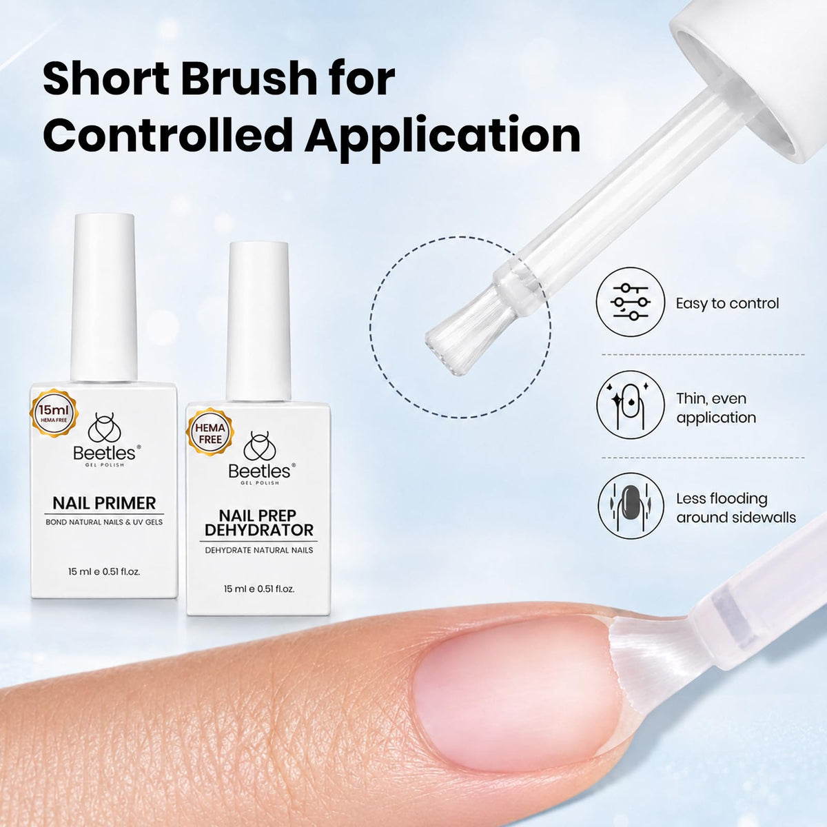 beetles Nail Primer brush close-up