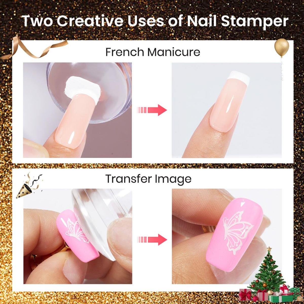 beetles Nail Stamp Gel Kit packaging display