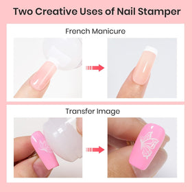 beetles Nail Stamp Tool Set in use on nails