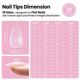 beetles Nail Tips Kit final manicure result