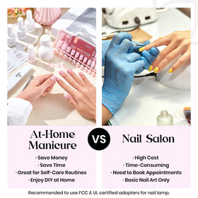 beetles nail tips with chrome powder and stickers