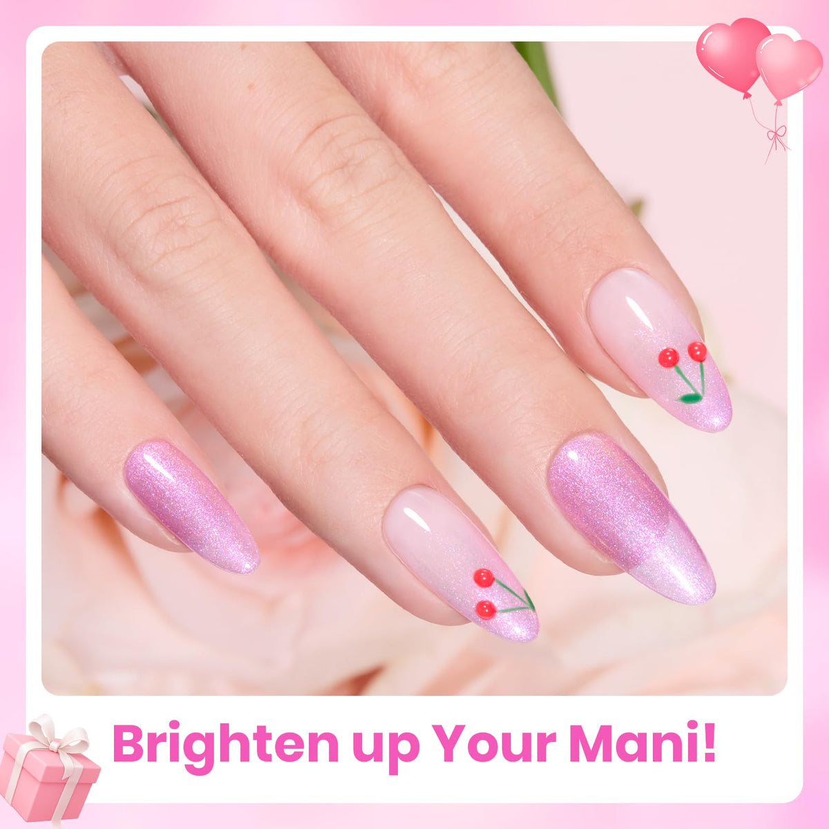 beetles Pink Reverie gel polish in pearl pink shade