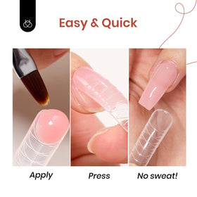 beetles Poly Nail Extension Gel Kit contents including gel tubes and tools