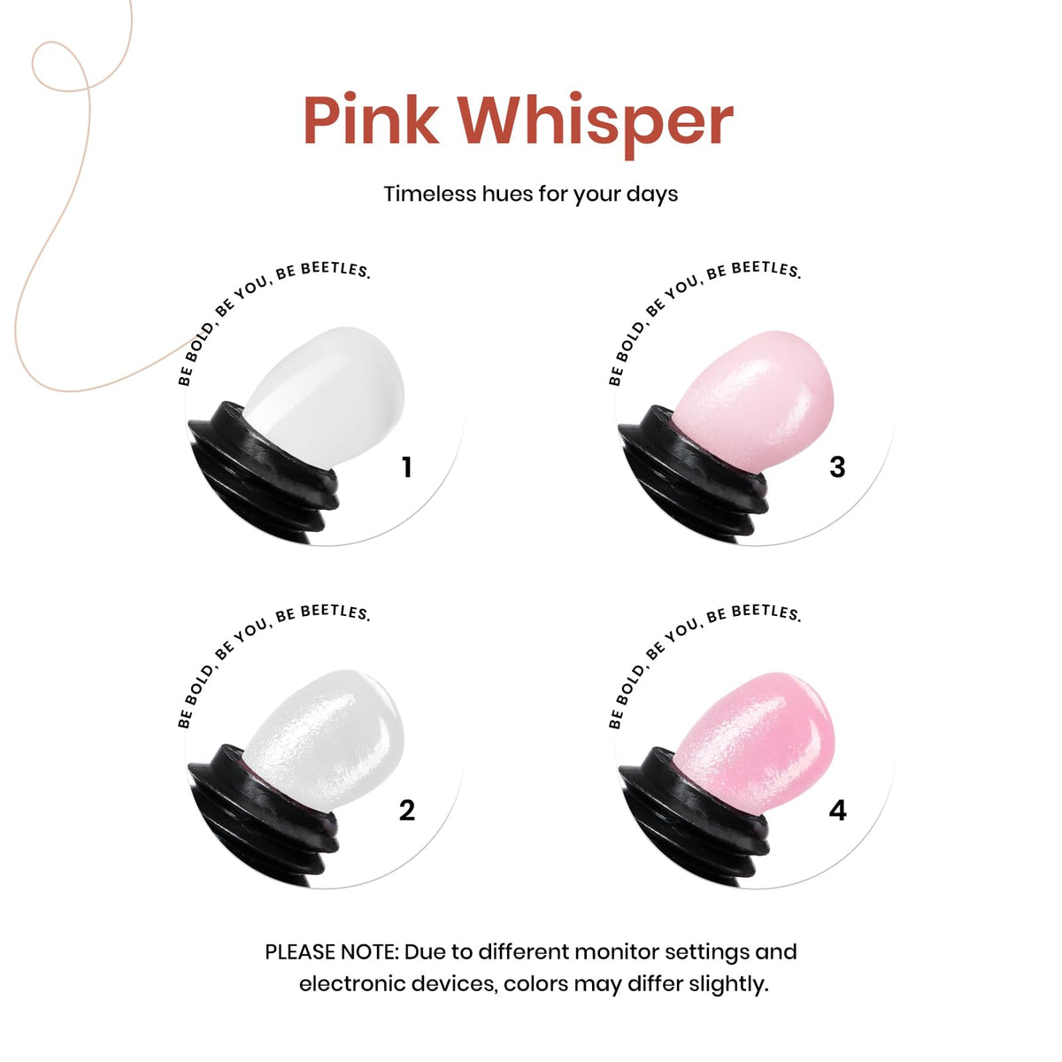 beetles Poly Nail Gel application process with tools