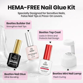 Beetles portable nail lamp included in the kit