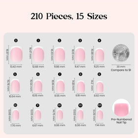 beetles press on nails displayed with nail glue and accessories