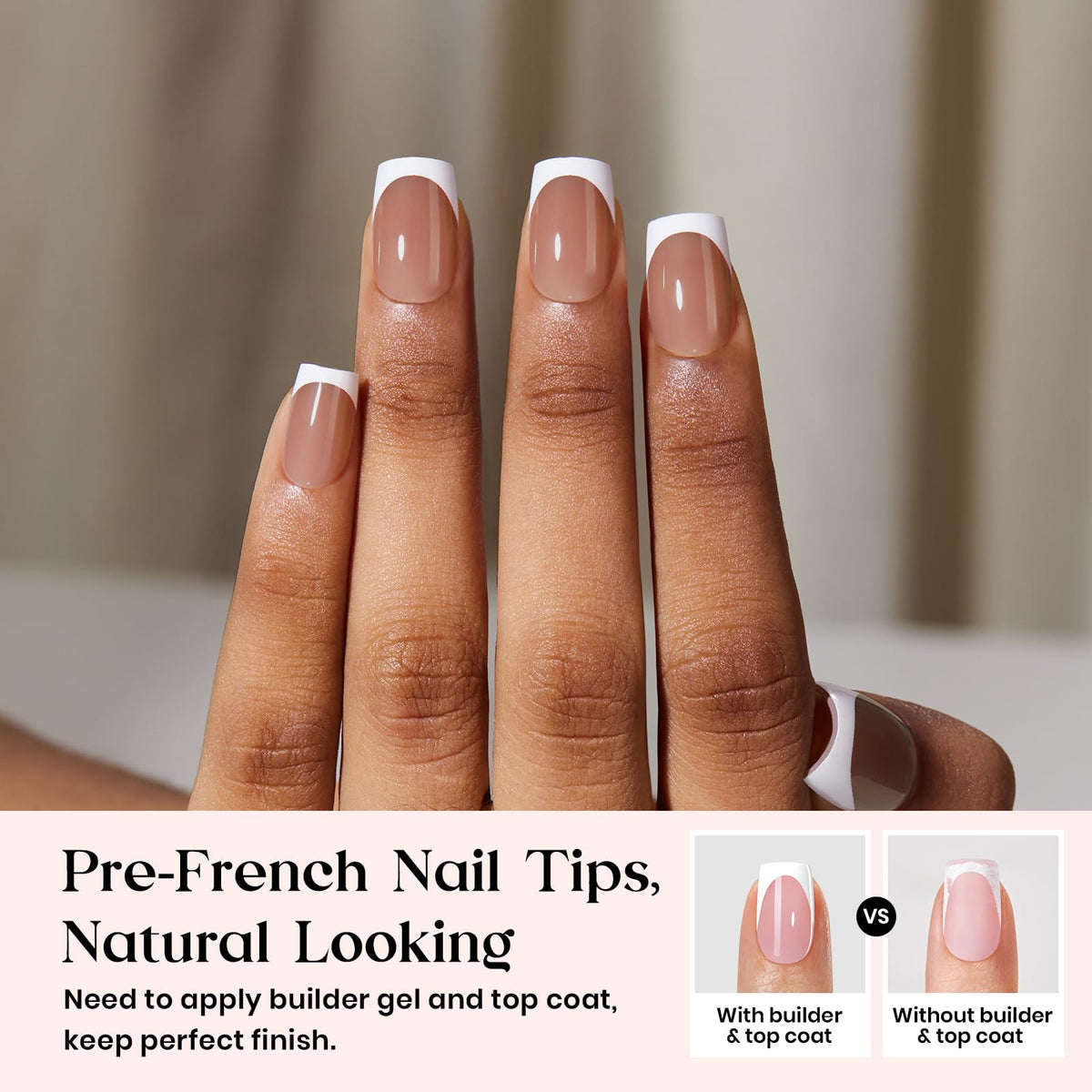 Beetles Press On Nails showing 15 different sizes
