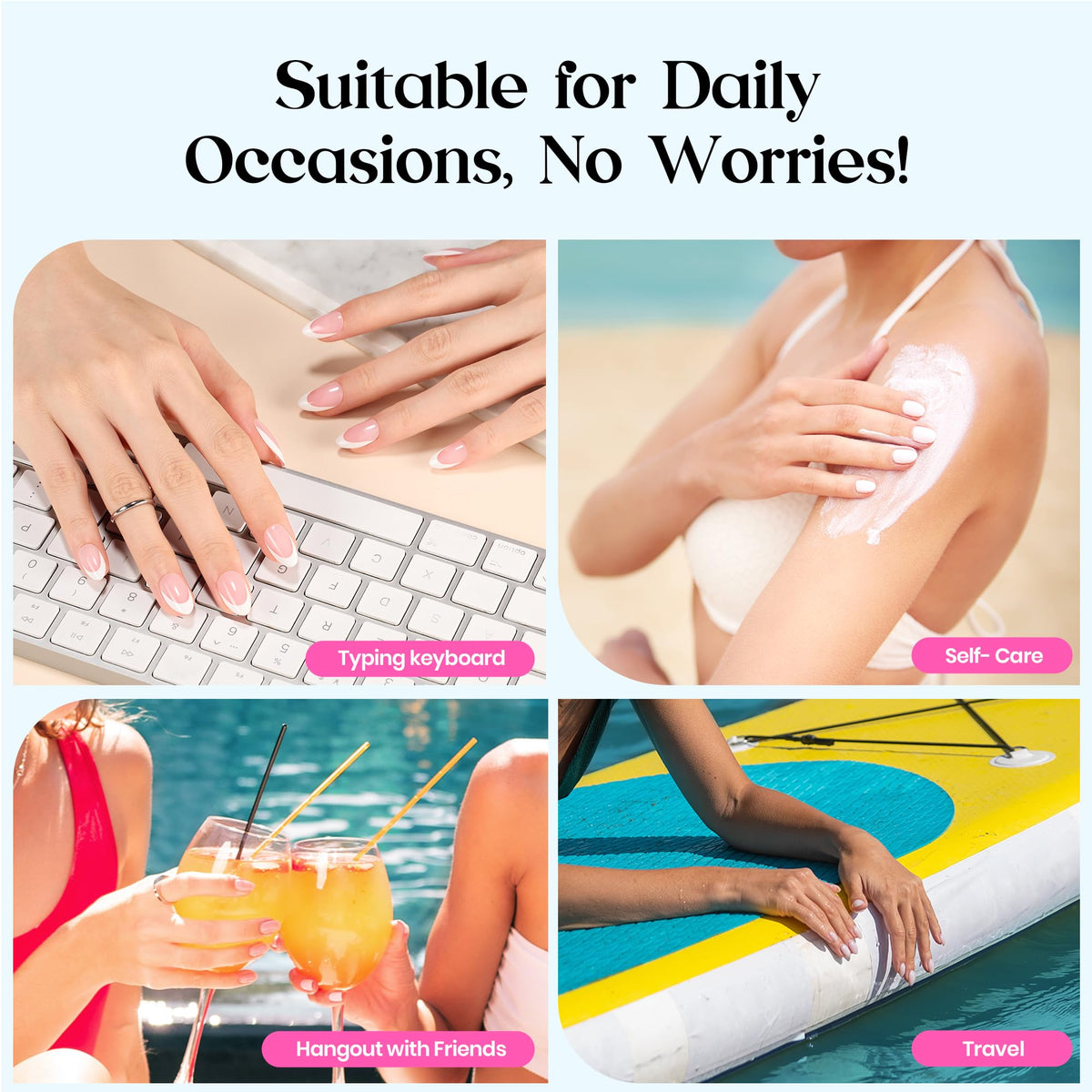 beetles press on nails with DIY decoration options