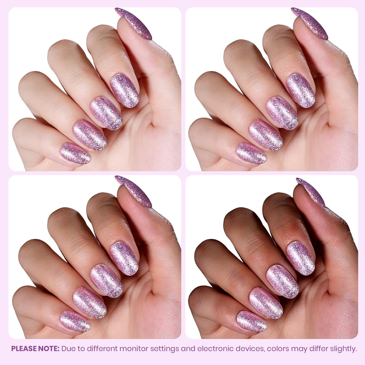 beetles Purple Gel Nail Polish 15ML packaging