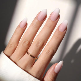 beetles Short Almond Press On Nails Ombre 16 sizes display
