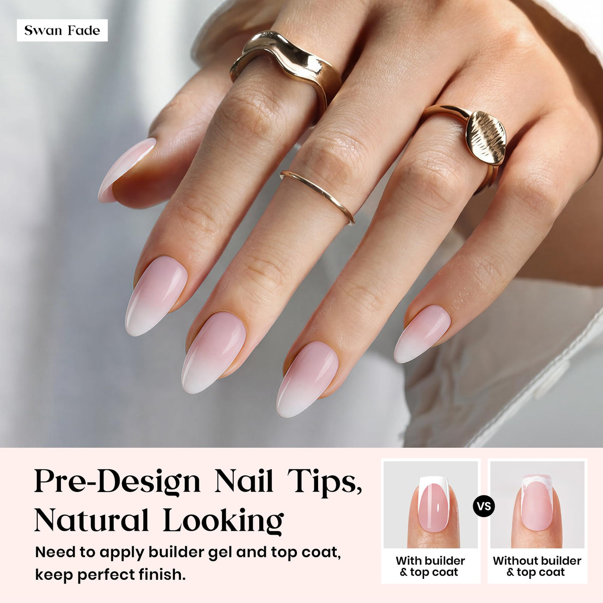 beetles Short Almond Press On Nails packaging