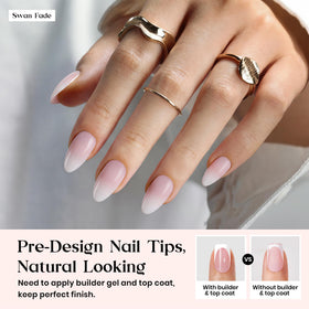 beetles Short Almond Press On Nails packaging