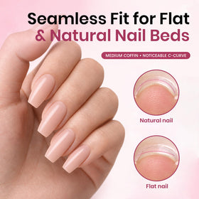 beetles Soft Gel Nail Tips displayed on a nail art table