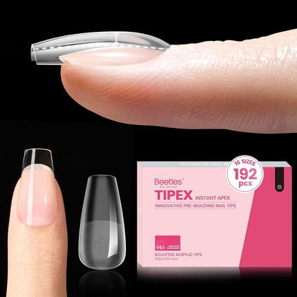 beetles Tipex Instant Apex Nail Tips front view with packaging