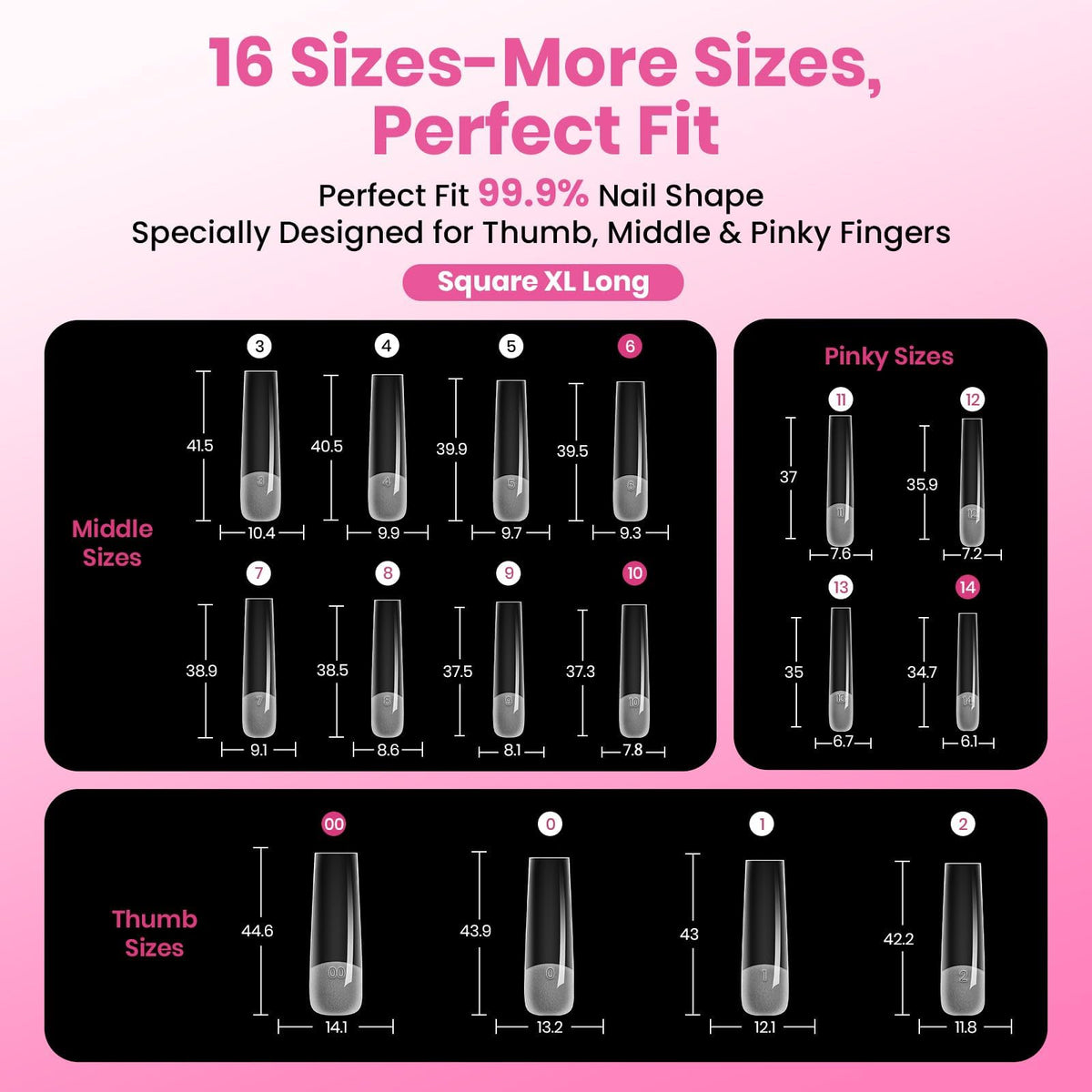 beetles Tipex Instant Apex Nail Tips showing natural fit on nails