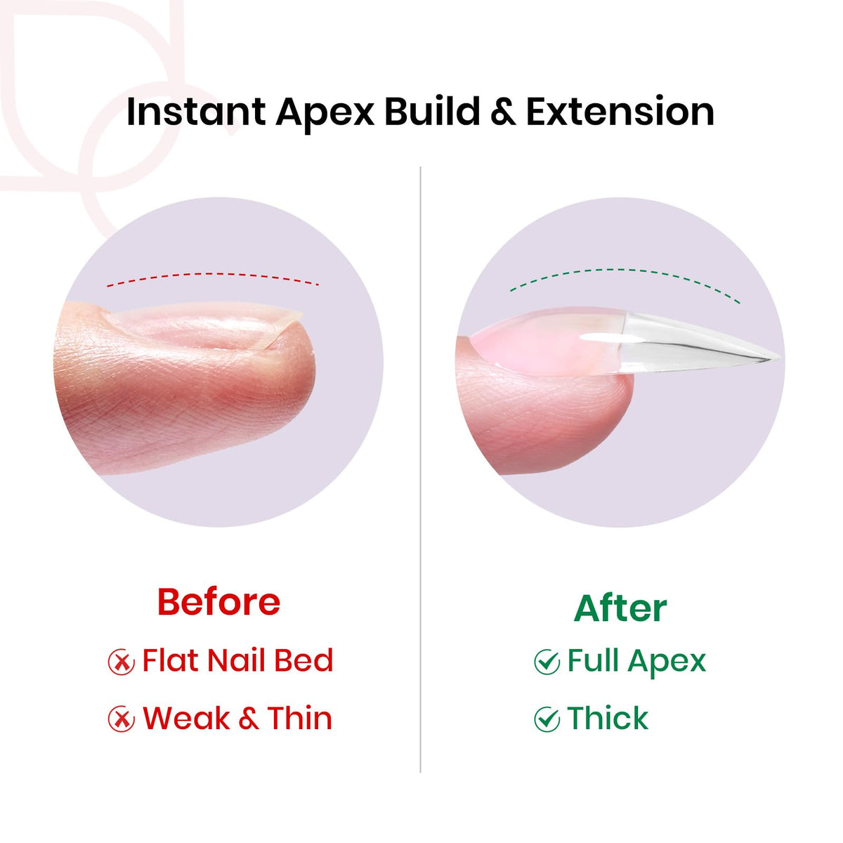 beetles Tipex nail tips showing various sizes in tray
