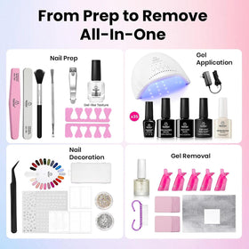 beetles UV/LED nail lamp included in the kit