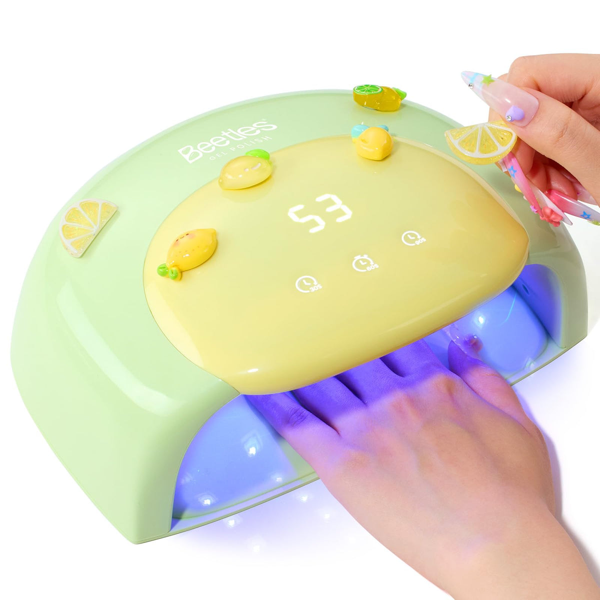 beetles UV Nail Lamp candy green front view