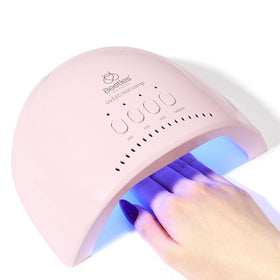 beetles UV Nail Lamp front view in pink