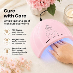 beetles UV Nail Lamp in use during a manicure