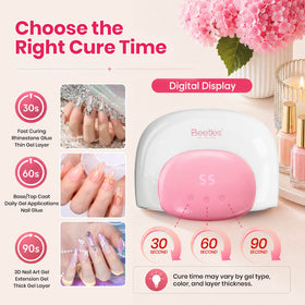 beetles UV Nail Lamp in use with hand inside