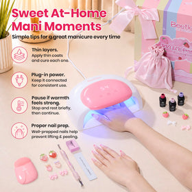 beetles UV Nail Lamp showing spacious chamber