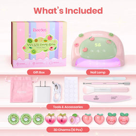 beetles UV Nail Lamp spacious chamber for hand