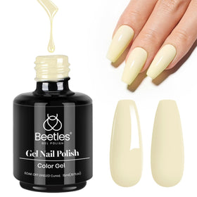 beetles Yellow Gel Nail Polish 15ML front view