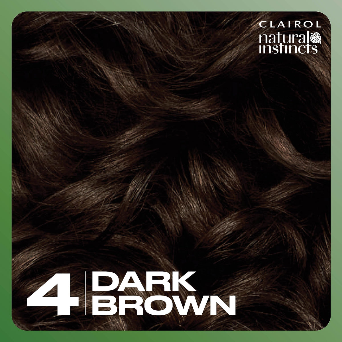 Before and after comparison of hair using Clairol Natural Instincts