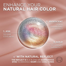 Before and after hair color results with L'Oreal Paris Excellence