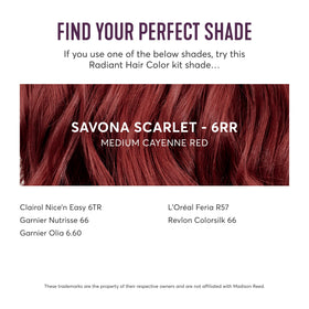 Before and after hair color with Madison Reed