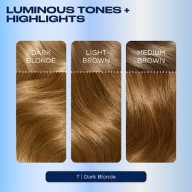 Before and after hair colour result using Clairol Nice'n Easy
