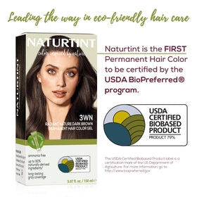 Before and after hair colour results with Naturtint