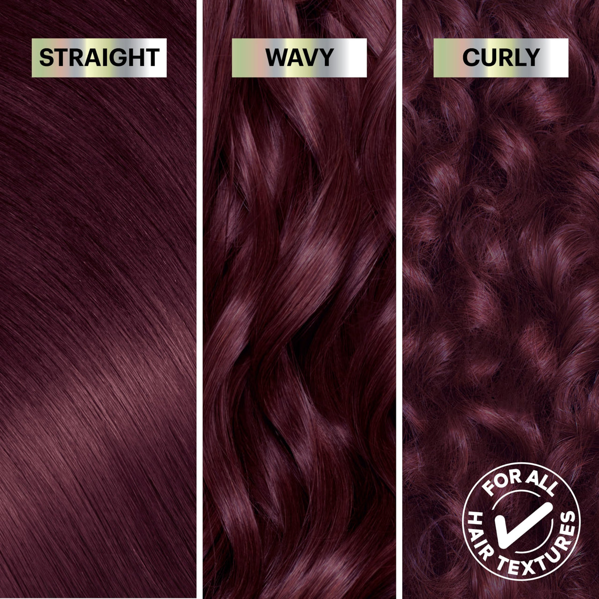 Before and after hair colour using Garnier Nutrisse