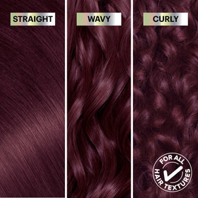 Before and after hair colour using Garnier Nutrisse