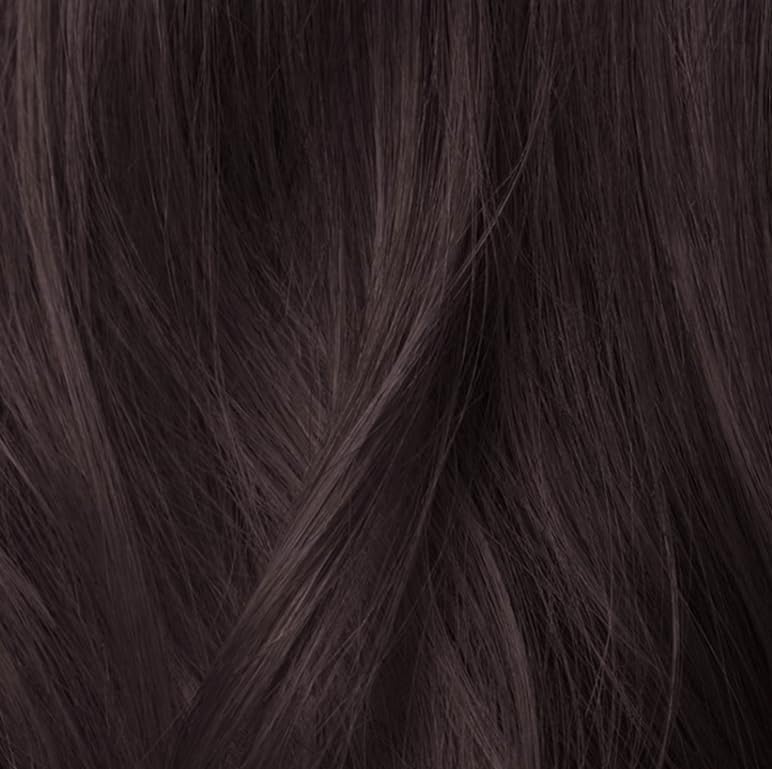 Before and after results of IGK Pitch Black Hair Gloss