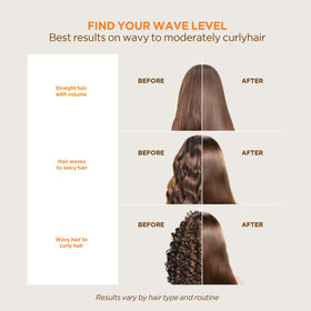 Before and after results of KATIVA Brazilian Keratin