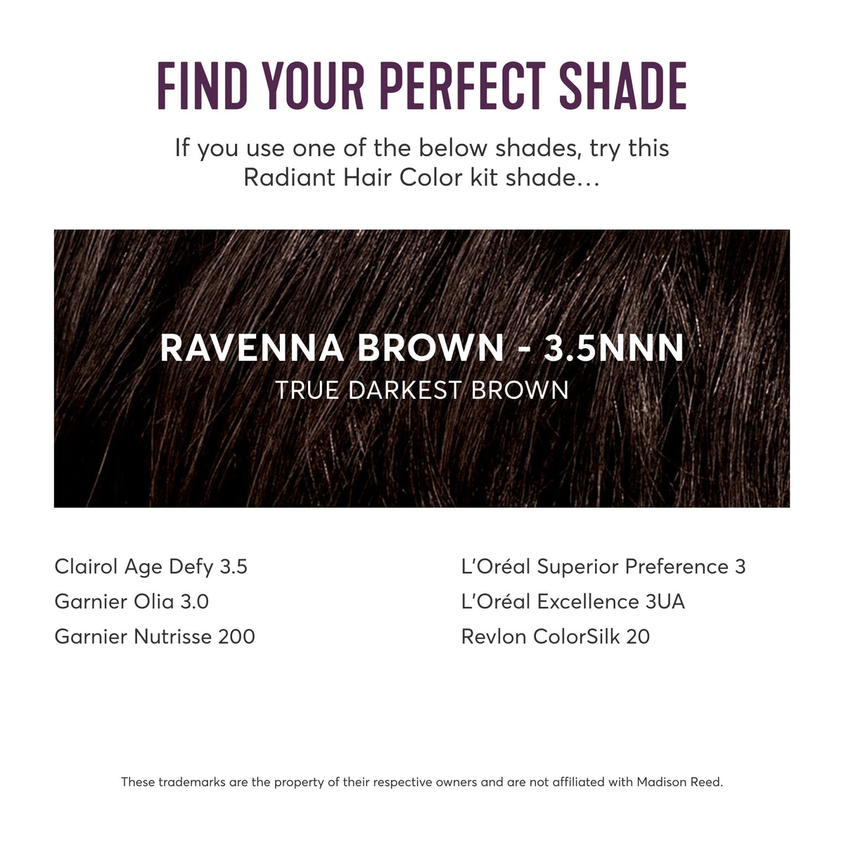Before and after results of Madison Reed hair colour