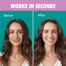 Before and after using Batiste Dry Shampoo