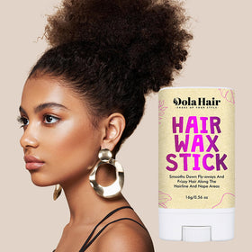 Before and after using Dolahair Lace Glue