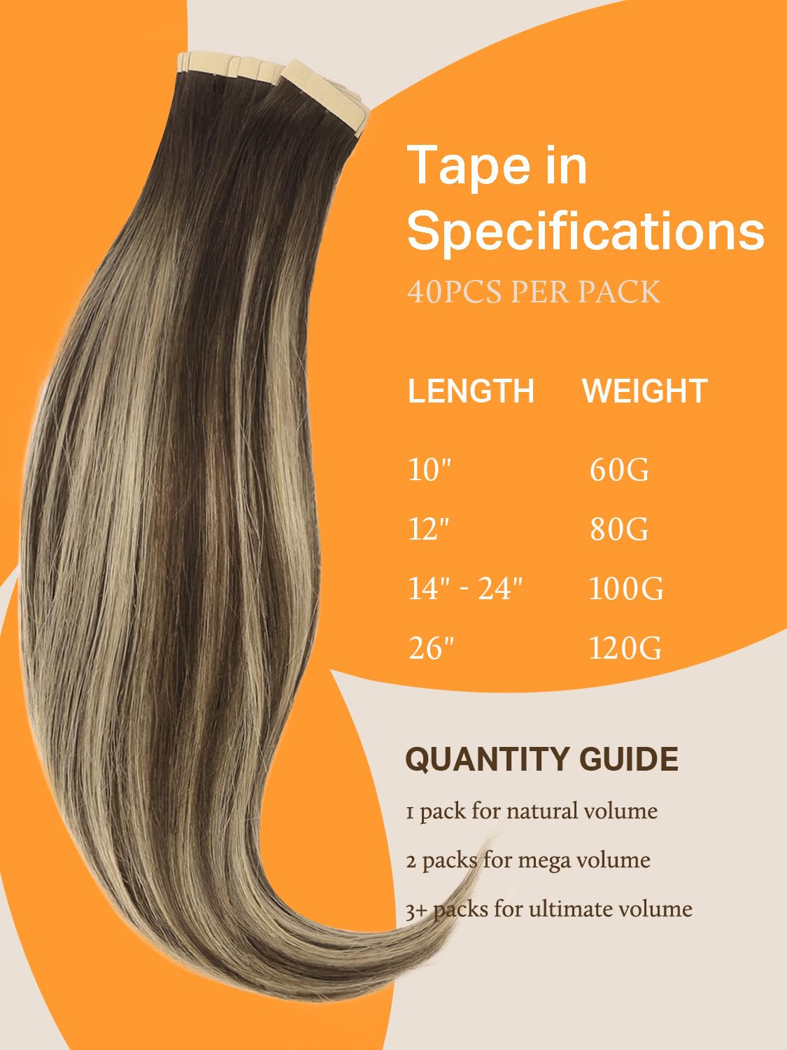 Before and after using DOORES Tape in Hair Extensions