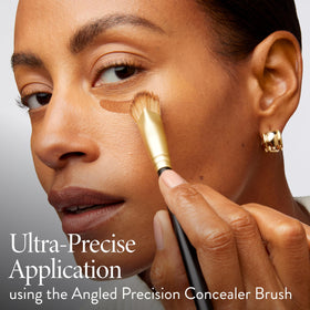 Before and after using LAURA GELLER Ideal Fix Eye Concealer