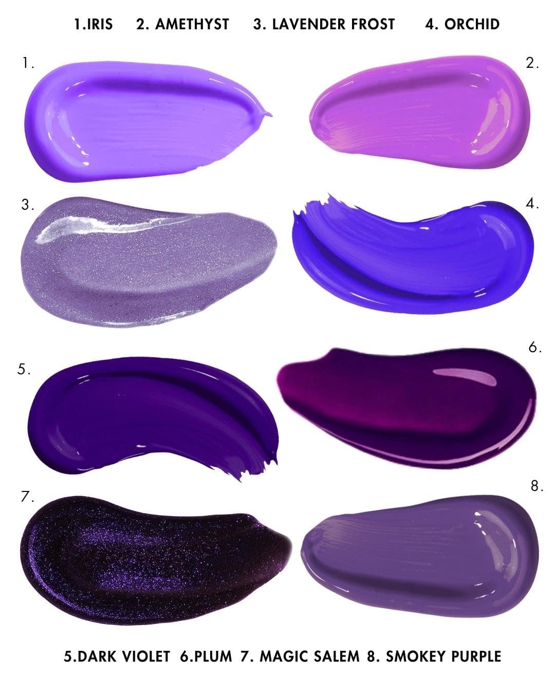 Before and after using Lunar Tides Magic Salem hair dye